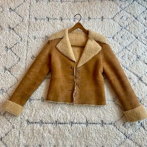 100% Shearling jacket size S